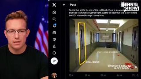 Benny Johnson Bombshell Analysis: 'This Is Not Epstein's Cell Door!'