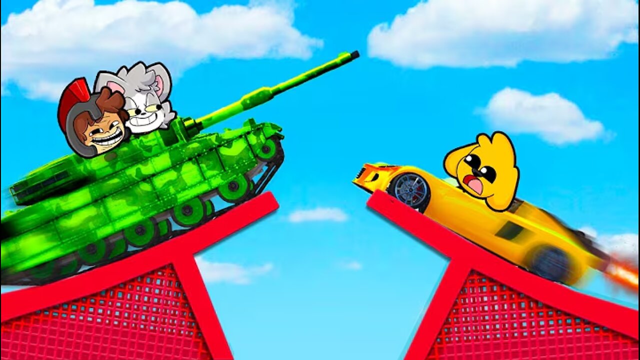 WE CRASHED SUPER CARS IN THE AIR! 😱🚒 IMPOSSIBLE CRASH RACE! 🚨 MIKECRACK GTA 5 Online #10