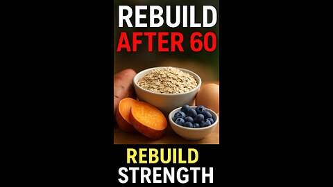 Eat These 3 Foods to Fix Weak Legs FAST After 60! 🥚🍠🫐