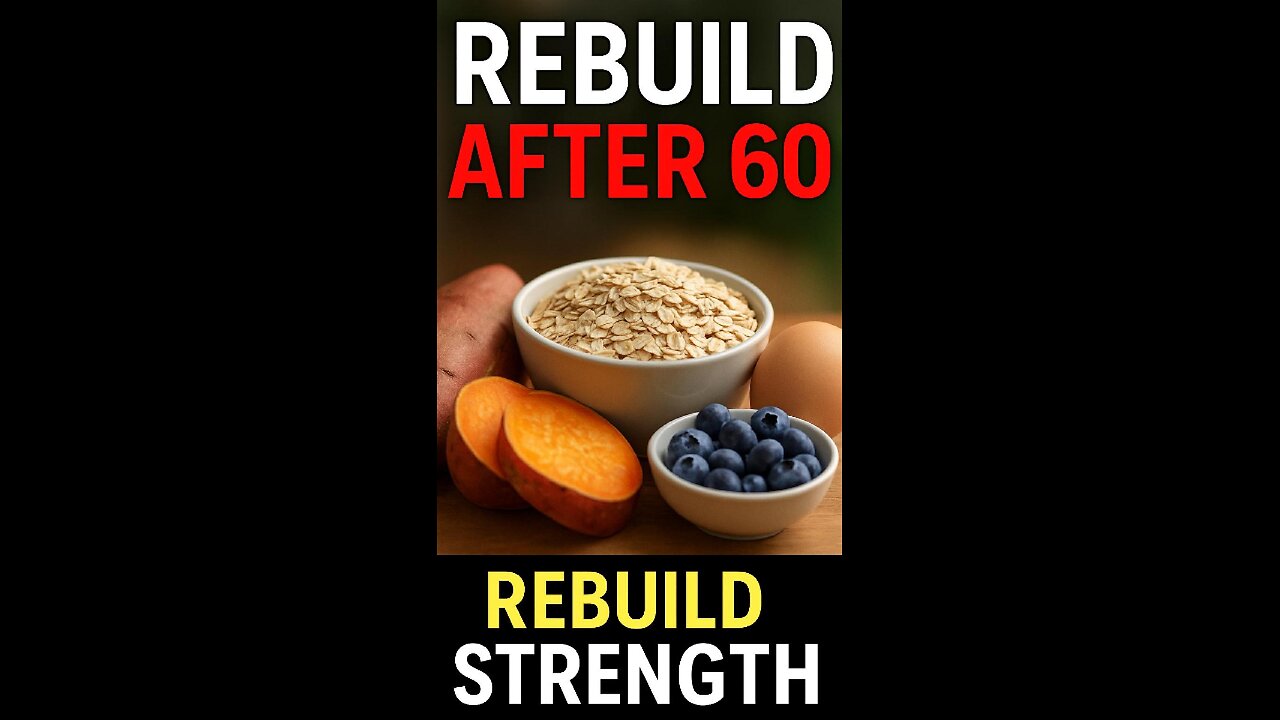 Eat These 3 Foods to Fix Weak Legs FAST After 60! 🥚🍠🫐