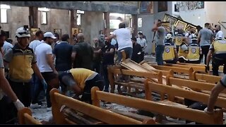 ISIS attack in Syria – Suicide bomber opens fire before blowing up at least 22 at church
