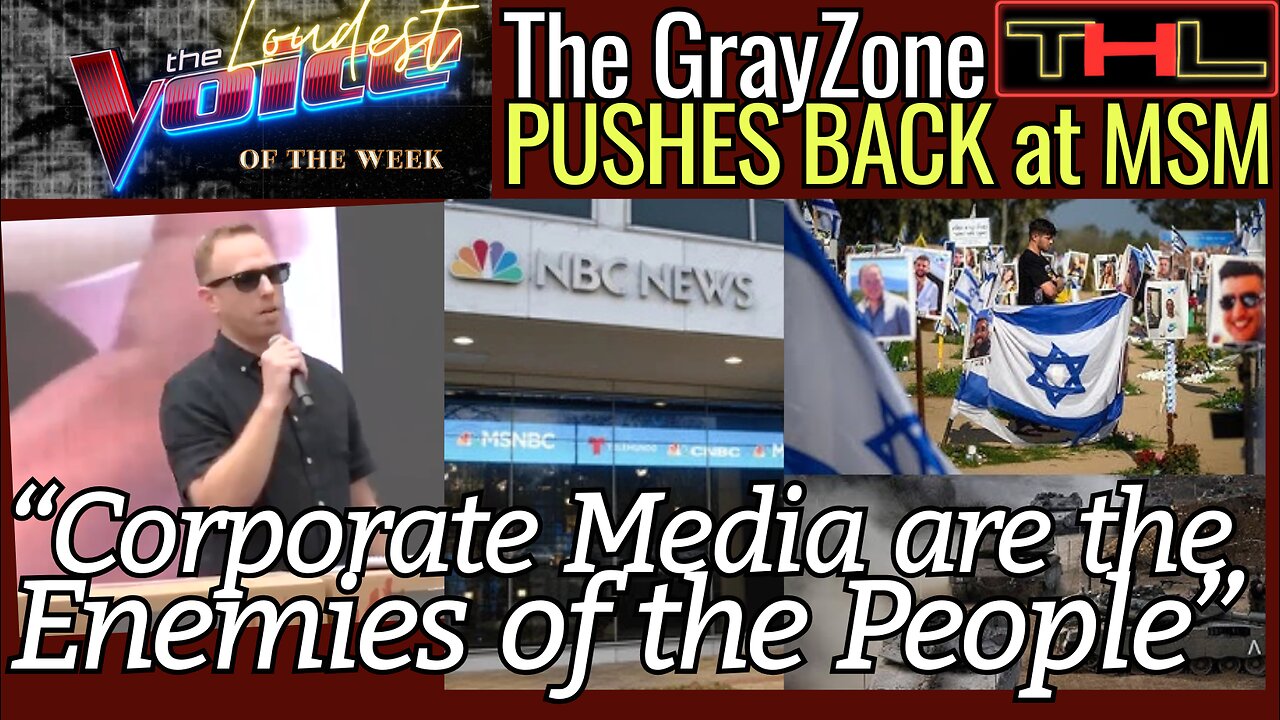 The LOUDEST VOICE of the Week | Max Blumenthal Protests MSM Zionist Propaganda Outside Capitol Hill