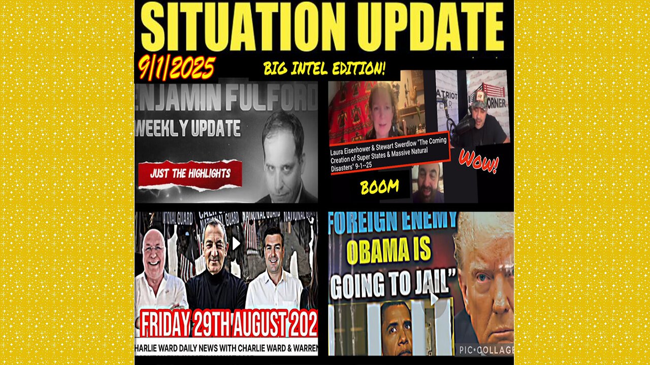 SG Anon. Juan O Savin ~ Situation Update 9/1/25 ~ Restored Republic > Judy Byington- Q+ White Hats