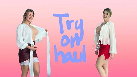 Modern Elegance | White Blouse & Mini Skirt Fashion Try-On