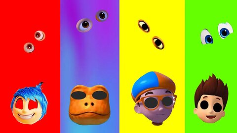 🎯 Wrong Eyes Showdown!💃 Blippi vs👧Paw Patrol👽 | Frog 🐸 vs Joy 😈 | Funny Kids Video 😂✨ DAME TU COSITA