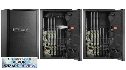 VEVOR 8-10 Rifles Gun Safe Rifle Safe with Lock & Digital Keypad Review