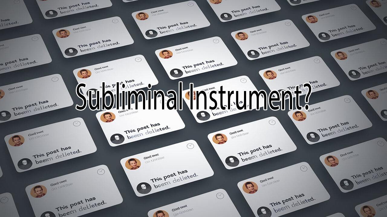 The Rant -Subliminal Instrument?