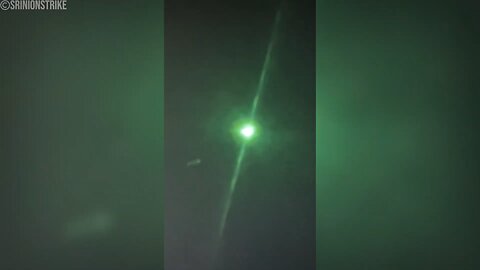 Green UFO over Colorado