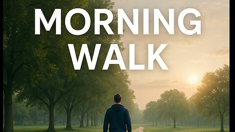 Peaceful Morning Walk in Cool Weather 🌤️ | Relaxing Nature Sounds & Fresh Air Vibes