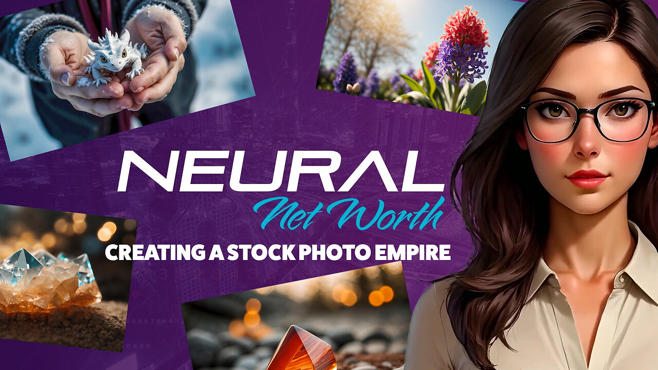 AI Network News - Neural Net Worth and Generating A Stock Image Empire to Make Bank