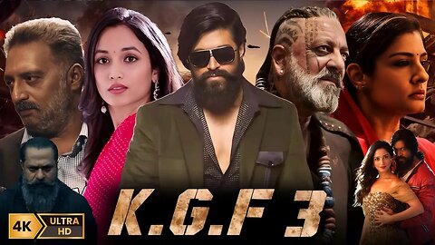 K.G.F Chapter 3 (2024) Full Movie In Hindi | Yash, Prabhas, Srinidhi, Prashanth N || Review & Facts