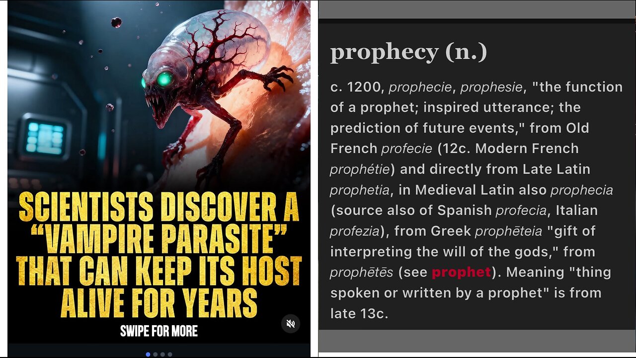 “Vampire-Parasite” that keeps ITS Host ‘Alive’ for years