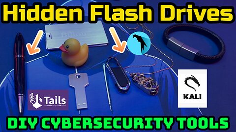 Turning Hidden Flash Drives into Powerful Cybersecurity Tools! | Tails, Kali Linux, and Parrot OS