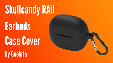 Skullcandy RAil Earbuds Case Cover | Geekria