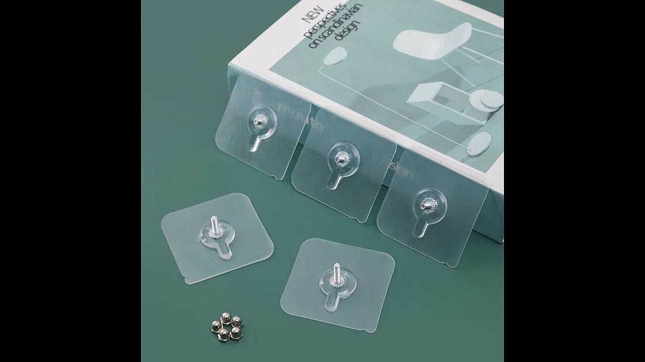 Waterproof Wall Hooks, with Strong Load-bearing Capacity for Bathroom, Kitchen, Bedroom