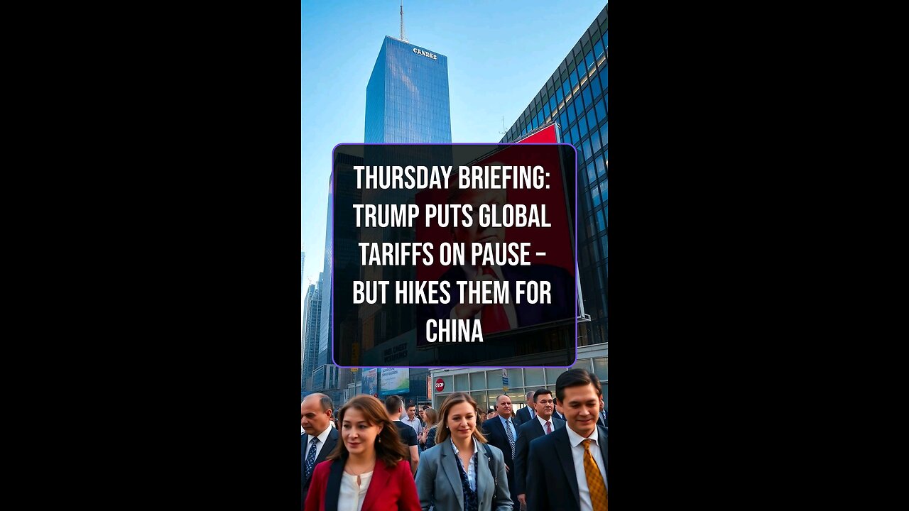 Thursday briefing: Trump puts global tariffs on pause – but hikes them for China