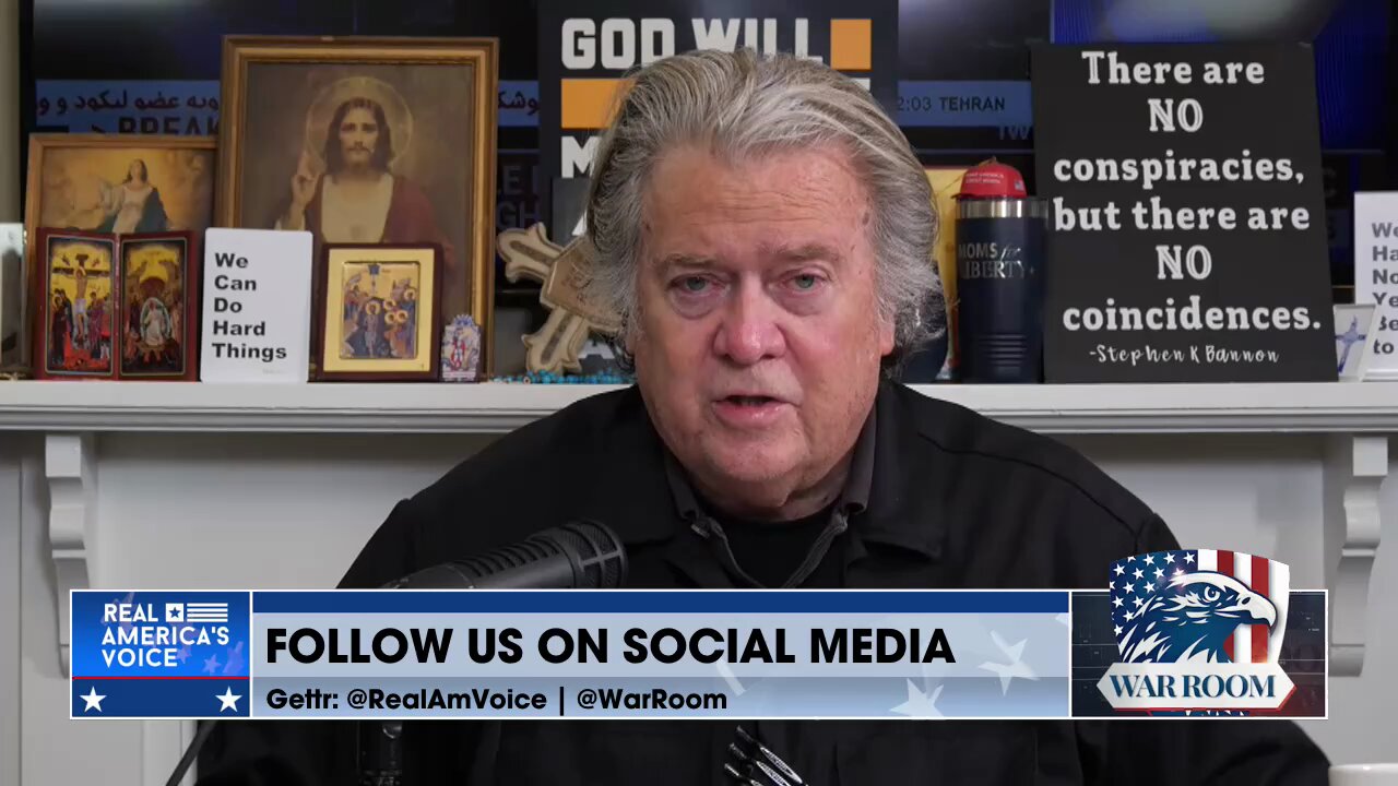 BANNON: “Israel Is Fully Capable Of Finishing What They Started.”