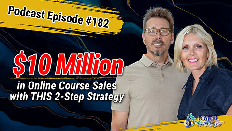 $10 Million in Online Course Sales with THIS Sales Strategy with Brandon and Michelle Barber
