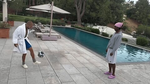 Justin Bieber Shows Off Football Skills with UK Artist Bakar