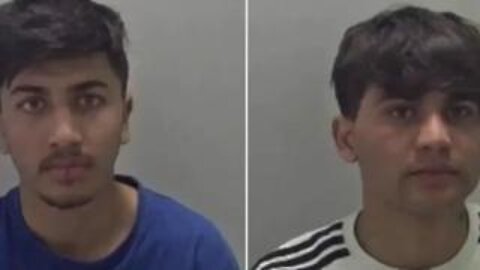 This is the moment two Afghan migrants kidnap a 15-year-old girl before raping her.