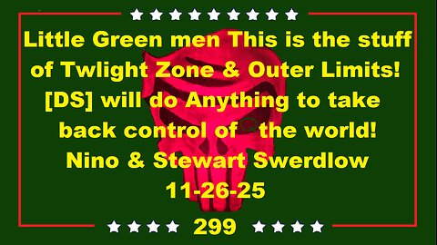 The stuff of Twlight Zone & Outer Limits! Nino & Stewart Swerdlow