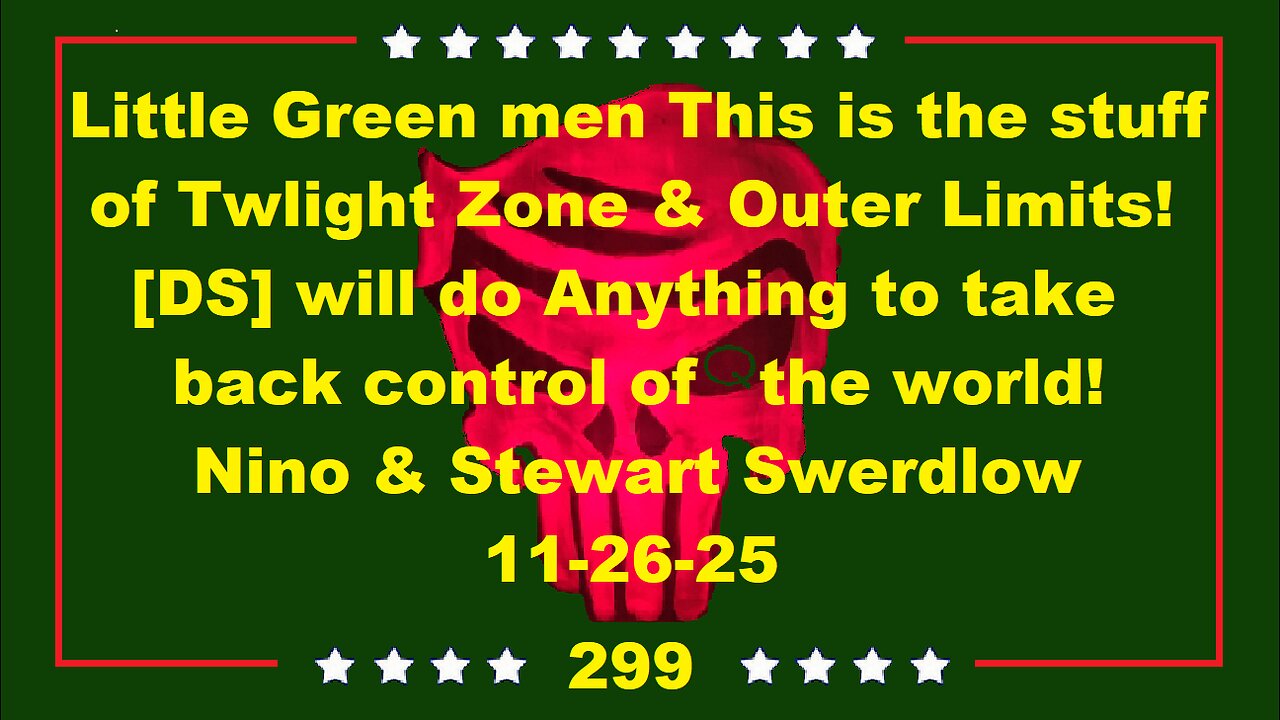 The stuff of Twlight Zone & Outer Limits! Nino & Stewart Swerdlow