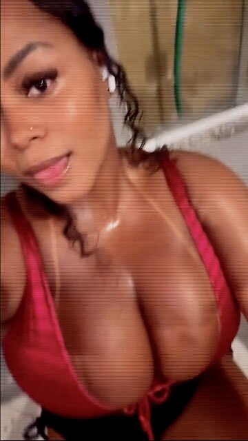 Big sweaty exercise melons