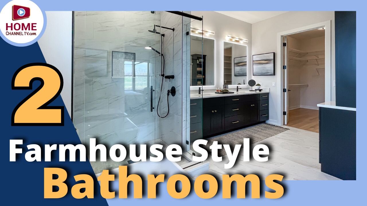 Comparing 2 Different Farmhouse Style Bathroom Design Ideas