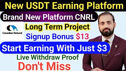 Brand New Platform CNRL❤❤❤ Team commission calculated at 15% | New Online Earning Site
