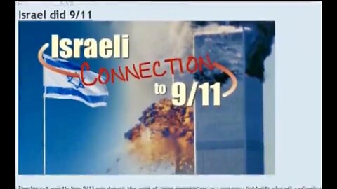 Dr. Alan Sabrosky, Former Director at US Army War College: “The U.S. Military KNOWs that ISRAEL did 9/11 & IF the American🇺🇸People EVER figure this out, they will scrub Israel off the🌎Earth, And they should!”