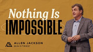 Inviting God's Power Into Desperate Places | Allen Jackson Ministries