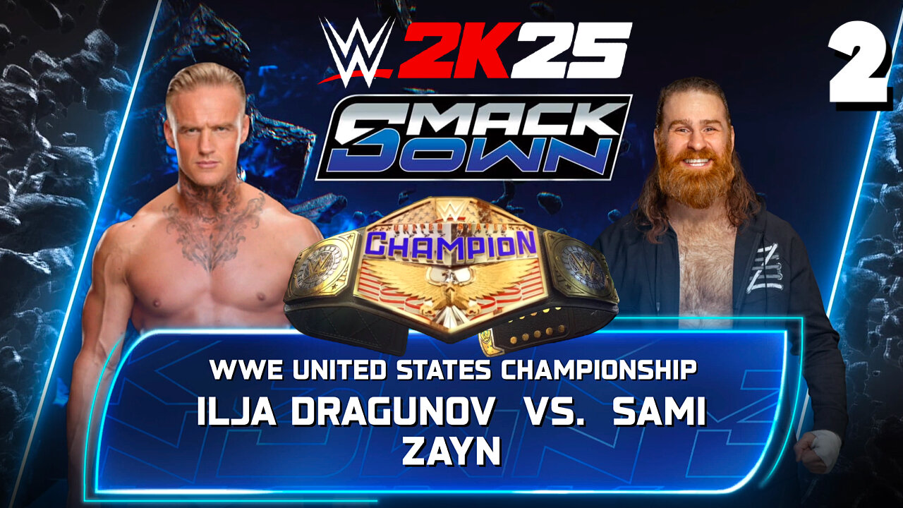 WWE 2K25 Smackdown October 17th 2025 - Match 2: What A return!