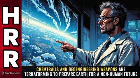 Chemtrails and geoengineering weapons are TERRAFORMING to prepare Earth for a non-human