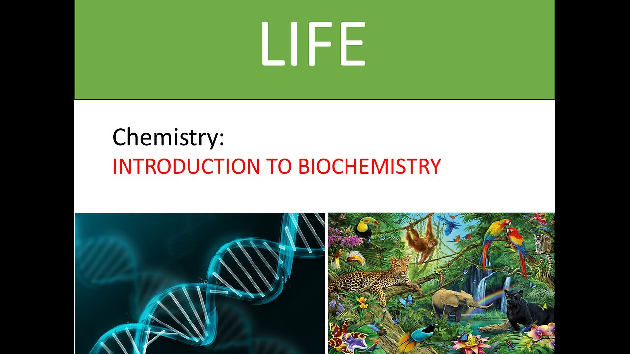 Biochemistry Introduction