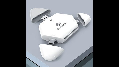 3-in-1 SD_TF Card Reader, with USB 3.0, Type-C & Lightning, Apple and Windows Compatible