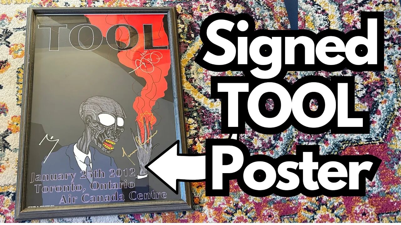 A Signed TOOL Poster from 2012