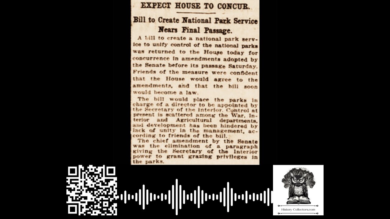 #OnThisDate August 25, 1916: Guardians Of Nature