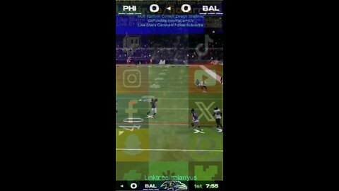 First Play of the Game BAL 0 vs PHI 0 #AllMadden #Madden25 #NFLmadden #madden
