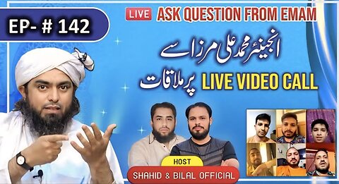 142-Episode : Ask Questions From Engineer Muhammad Ali Mirza on Live Video Call