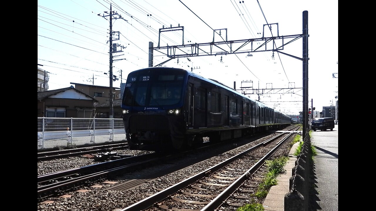 Sotetsu set going into operations from the yard