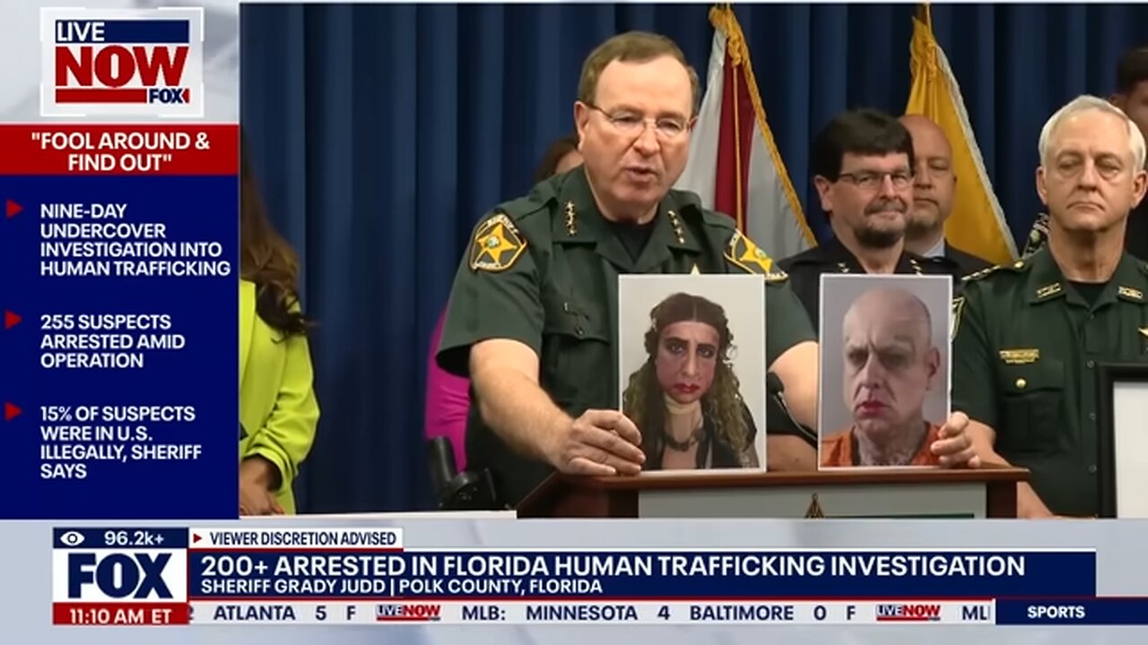 Grady Judd on massive trafficking bust: 'This man is one ugly woman' 200+ arrested