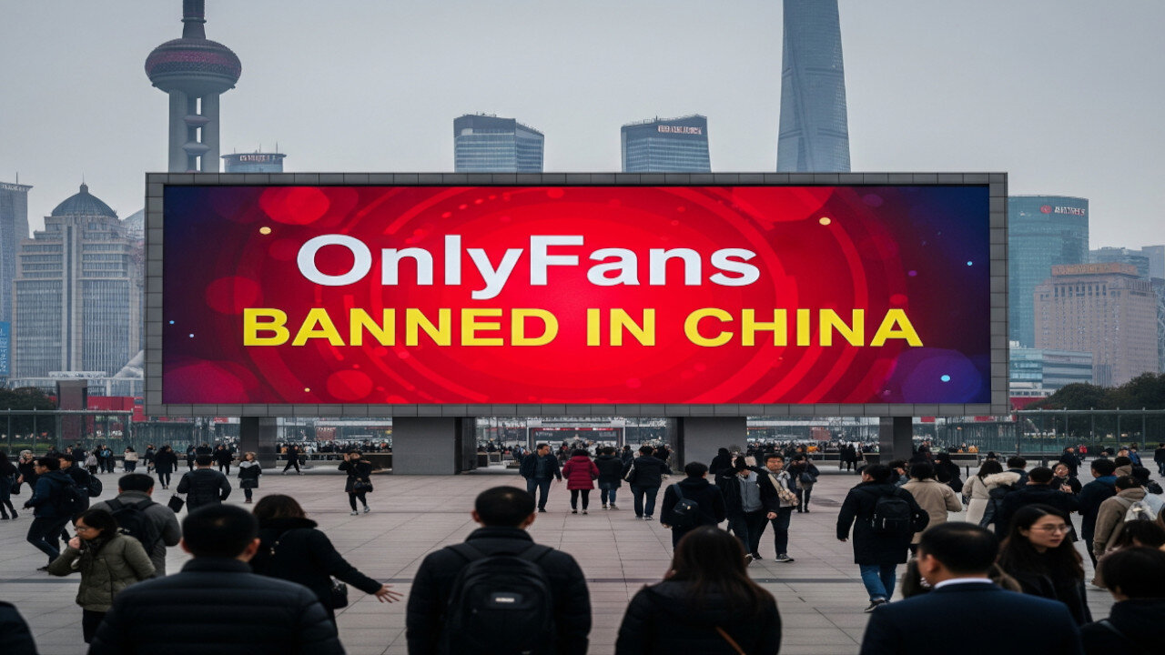 Only fans banned in china 🇨🇳 and soon in the west