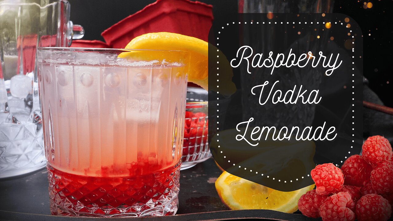 Raspberry Vodka 🍋 Lemonade Cocktail Recipe | Fruity & Refreshing Summer Drink!