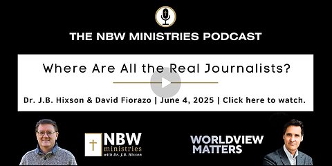 Where Are All the Real Journalists? JB Hixson, David Fiorazo