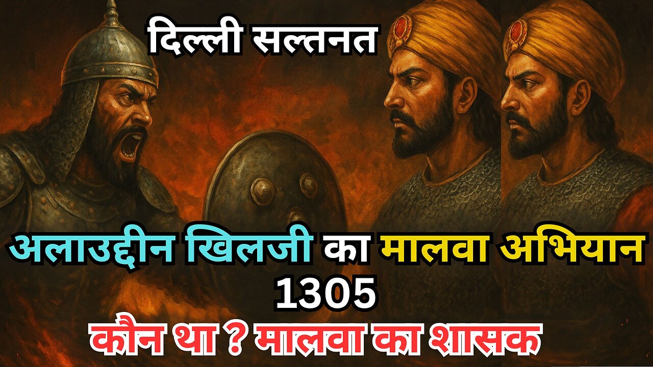 1305: अलाउद्दीन खिलजी का मालवा विजय अभियान | Khilji vs Malwa | Indian History | Delhi Sultanate battles