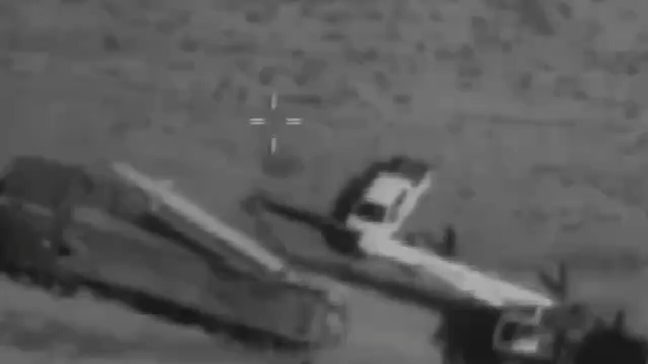 IDF attacks a missile launcher.