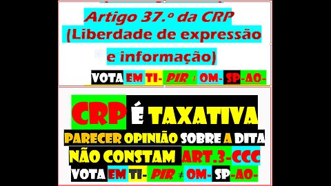 150625-PARCELA D TOTAL LIBERDADE de expressão-ifc-pir -2QQNPFNOA-VOTA HVHRL EM TI - artigo 37 da CRP