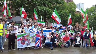Iranian Protest In Manchester - Sat 21/06/25