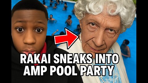 Rakai Try to sneak into AMP Pool Party