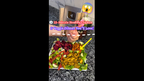 🕒 15-Minute Healthy Chicken & Veggie Dinner You’ll Love!